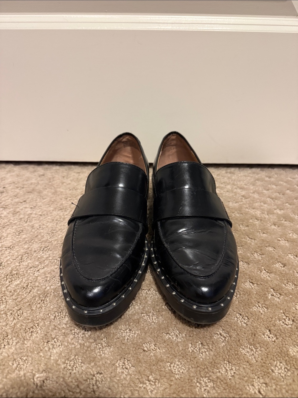 Women’s black loafers halogen